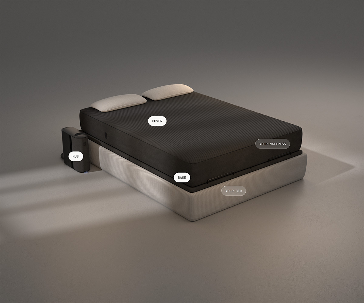 Eight Sleep Pod 5 smart mattress cover on bed